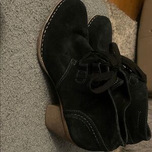 Clarks Black Ankle Boots